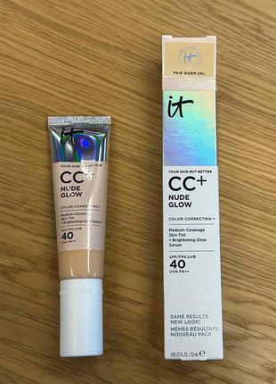 Тональный cc крем it cosmetics nude glow