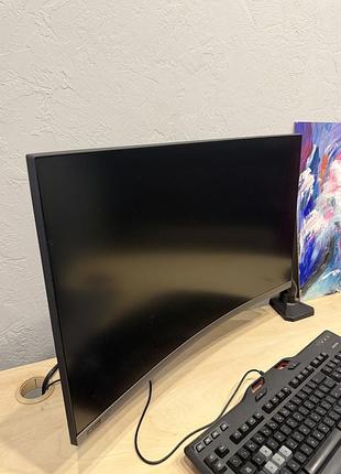 Samsung 27” 240hz curved gaming monitor lc27rg50 | g-sync | 240 гц | повний комплект