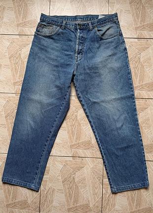 Джинсы rare archive vintage moschino jeans blue denim pants 90s made uk designer w36