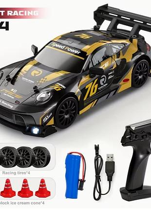 Игрушечная спортивная гоночная дрифт машинка порш на радиоуправлении porsche art6519
