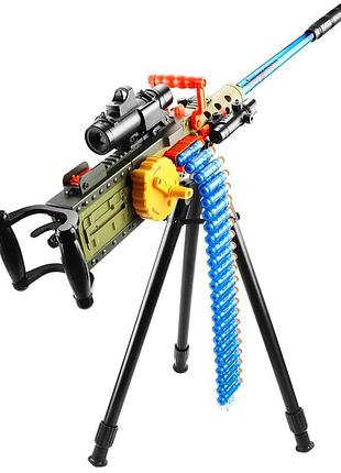 Іграшковий електричний кулемет браунінг m1921 на підставці art6438