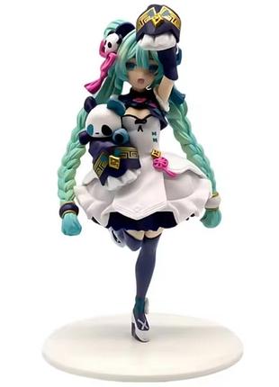 Фигурка статуэтка аниме хацуне мику с мишкой hatsune miku art5880