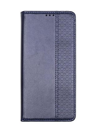 Чехол-книжка chess skin samsung galaxy a34 5g dark blue