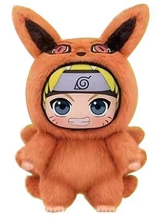 М'яка іграшка брелок аніме наруто naruto в стилі лабубу 14см art4320