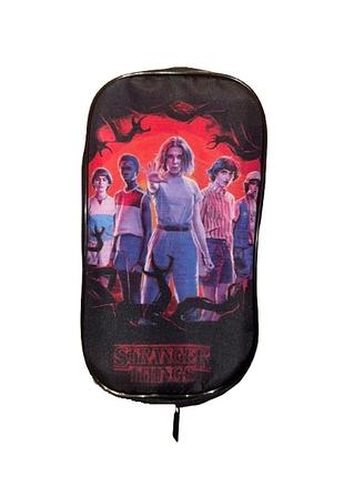 Детский нейлоновый школьный пенал странные чудеса stranger things art6555