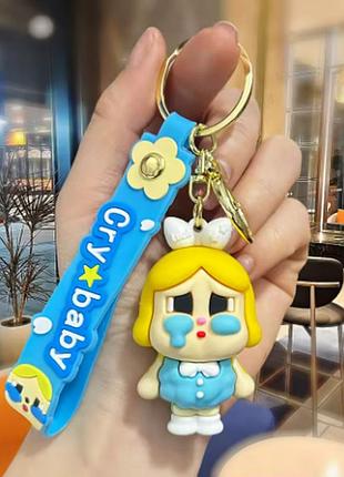 Силиконовый брелок для ключей подвеска на сумку рюкзак плакса cry baby art3615