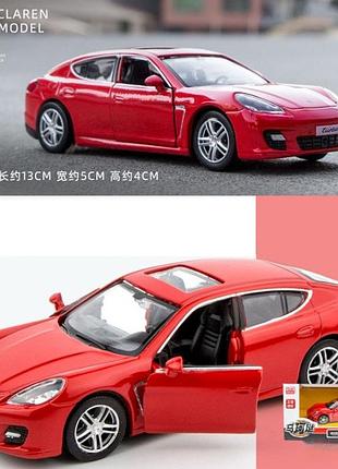 Моделька металева інерційна машинка porsche panamera turbo art3875