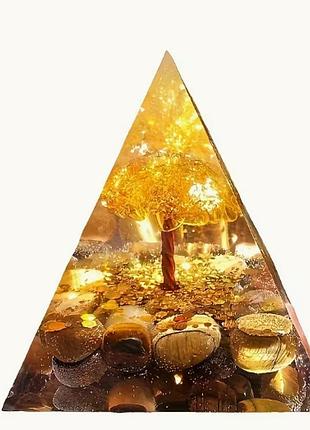 Энергетическая пирамида сувенир декор 5см х 5см х 5см 004 art6891