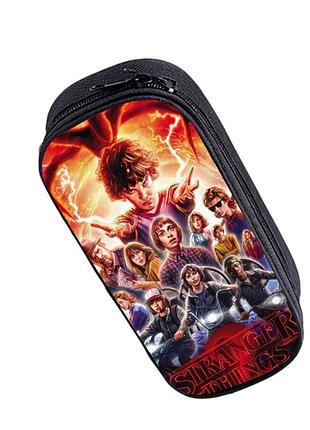 Детский нейлоновый школьный пенал stranger things странные чудеса art6027