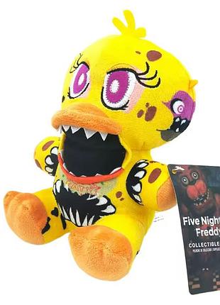 М'яка іграшка чіка аніматроніки п'ять ночей з фредді фнаф fnaf 18cм art5806