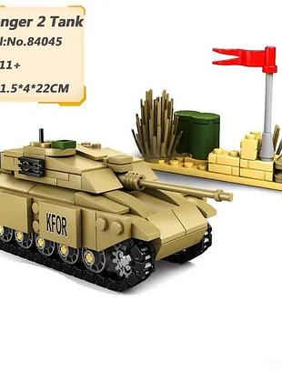 Набор военный конструктор современный танк kfor 311 деталей art1891