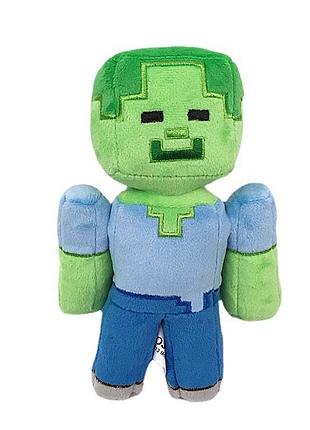 Мягкая детская игрушка зомби майнкрафт minecraft 30 cм art3633