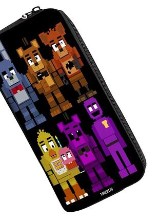 Дитячий нейлоновий шкільний пенал фнаф fnaf п'ять ночей з фредді аніматроніки art6026