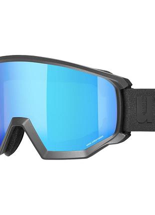 Маска uvex athletic cv black matt blue