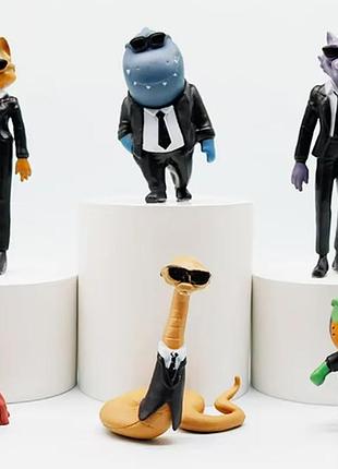 Набор фигурок фигурки плохие парни the bad guys 6 шт art5415