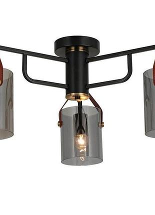 Люстра в стилі лофт на 3 плафони g 321036/3 copper+matt black