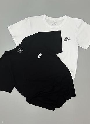 Футболка белая + футболка черная nike
