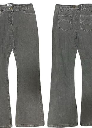 Клеш джинсы gina benotti  , indie sleeze flared jeans slim fit boot cut y2k / s-m