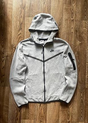 Сіра кофта nike tech fleece