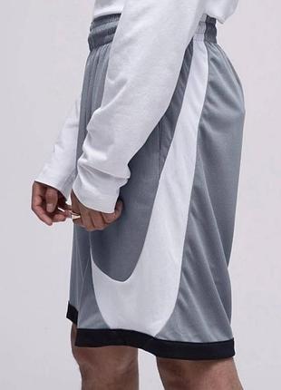Шорти nike big swoosh найк біг свуш чоловічі сірі брендові літні спортивні m