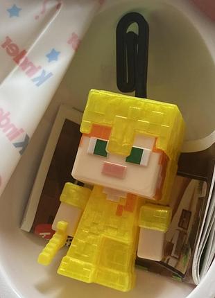 Колекційна іграшка kinder joy minecraft / кіндер джой майнкрафт