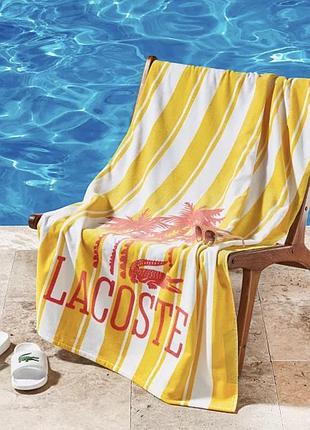 Пляжні  рушники lacoste оригінал колекція 2026 року