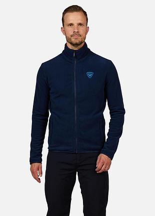 Чоловічий фліс rossignol strawpile full-zip fleece jacket dark navy розмір int-xl