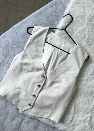 Жилетка h&amp;m льон