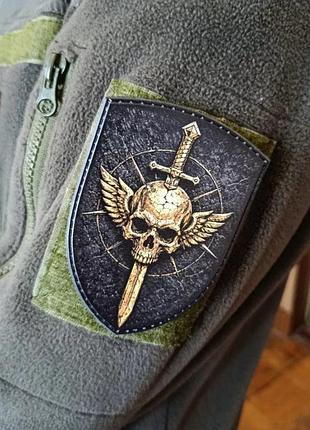 Патч череп меч и крылья 3