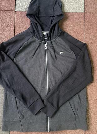 Кофта m nsw optic hoodie fz nike 928475-010 - оригинал розмір л jordan, adidas)