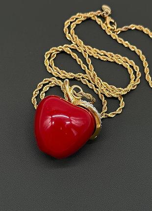 Вінтажний кулон kenneth jay lane із колекції fruit salad jewelry, 1992 рік, сша.