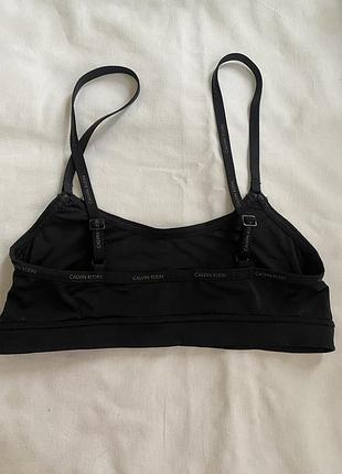 Лифчик топ calvin klein кевин кляйн xs мягкий удобный