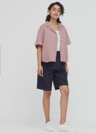 Сорочка uniqlo льон