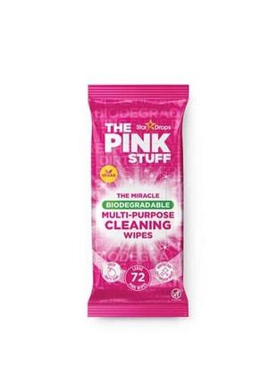 Універсальні вологі серветки the pink stuff (multi-purpose cleaning wipes)