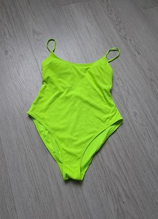 Слитный салатовый купальникh&amp;m 40
m/ l