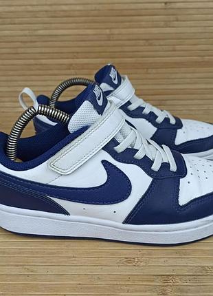 Дитячі кросівки на липучках nike court розмір 34 (22 см)