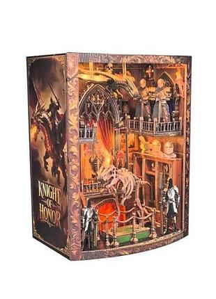 Бук нук зал рыцарей славы дракона book nook dragon knights glory and loyalty diy xy-a03