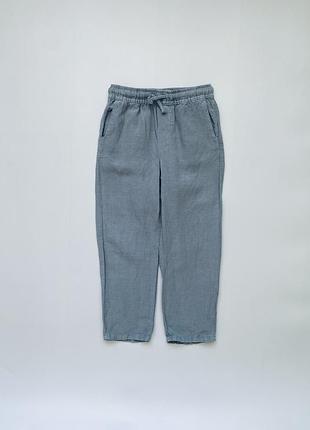 Легкі літні брюки для хлопчика zara сірого кольору розмір 110