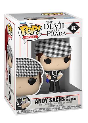 Ігрова фігурка funko pop! серії диявол носить prada - енді сакс з книгою