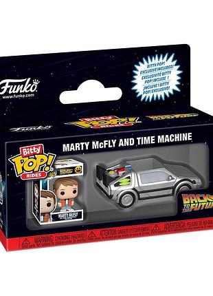 Набор фигурок bitty pop! ride – марти и машина времени