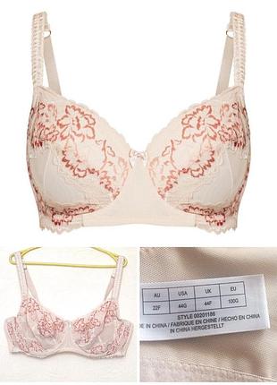 Мереживний бюстгальтер city chic pink icing carmen lace bra, p. 100 g