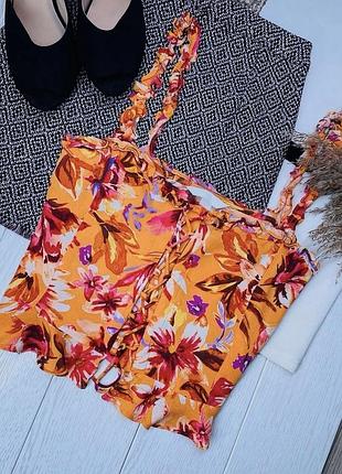Літній топ h&m xs короткий топ з шнурівкою жіночий топ маленького розміру