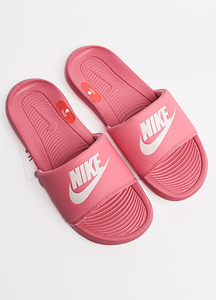 Оригинальные женские шлепанцы nike victori one slide cn9677-802 тапочки новые летние