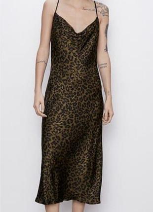 Сукня zara леопард