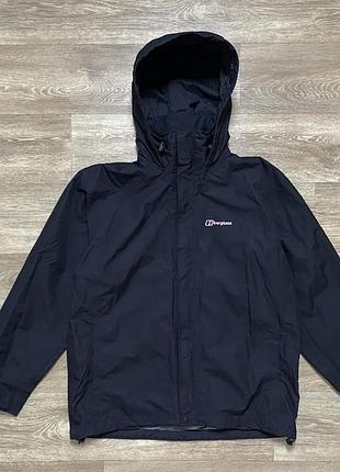 Оригінальна чорна куртка на мембрані berghaus aq2 arcteryx zip size 14