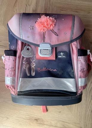 Шкільний рюкзак belmil classy ballerina black pink