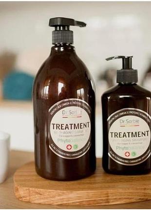 Живильний антивіковий шампунь dr.ѕогbiе treatment anti-aging shampoo 400 мл
