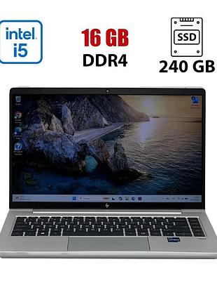 Ультрабук б-класс hp elitebook 640 g9 / 14" (1920x1080) ips / intel core i5-1245u (10 (12) ядер по 3.3 - 4.4 ghz) / 16 gb ddr4 /