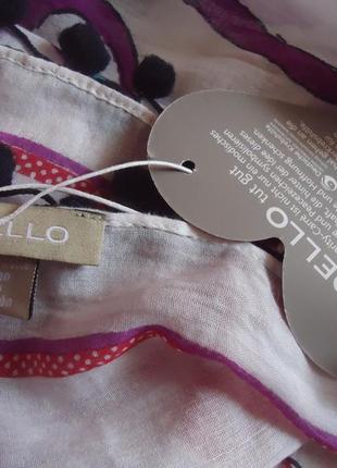 Фирменный винтажный хлопковый платок codello 106*101 20/08/102 фото