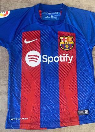 Футбольна футболка barcelona gavi дитяча 128